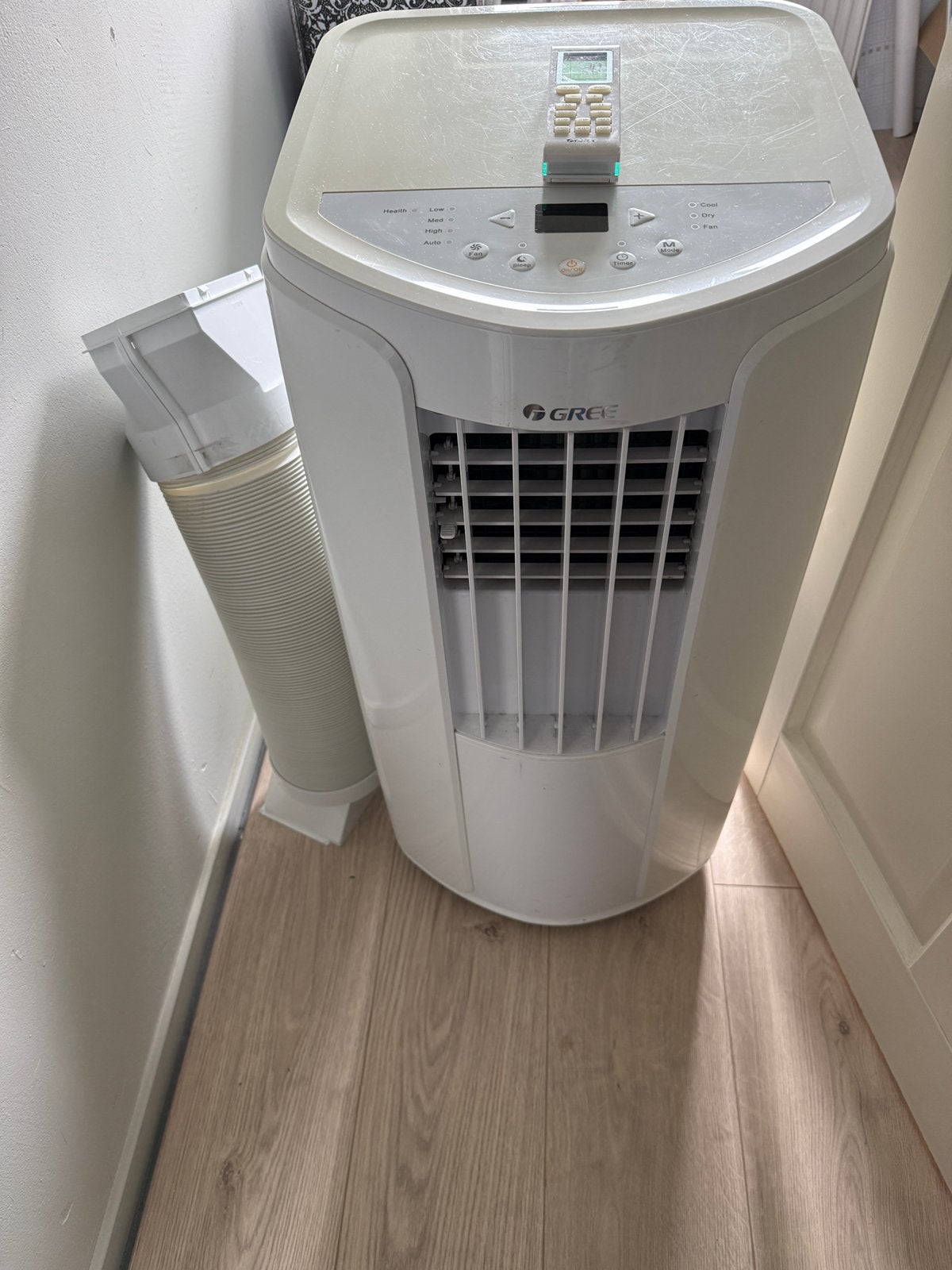 Gree Mobiele airco perfecte staat, Ophalen, 3 snelheden of meer, Zo goed als nieuw, Afstandsbediening
