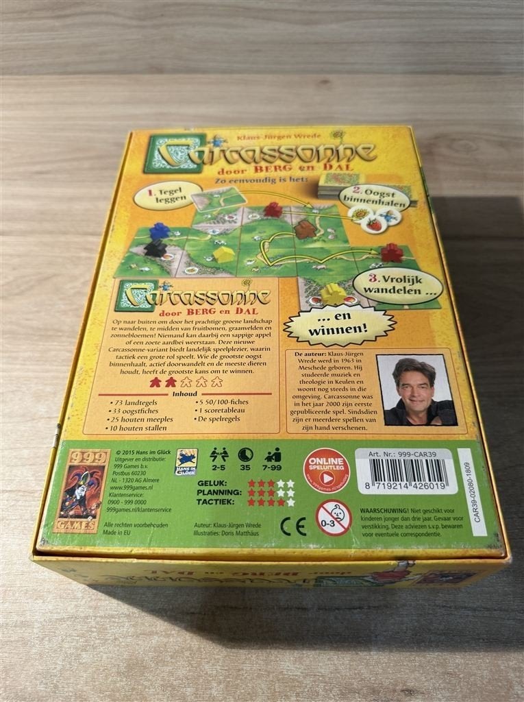 Carcassonne door berg en dal - S7133, Hobby en Vrije tijd, Gezelschapsspellen | Bordspellen, Verzenden, Zo goed als nieuw