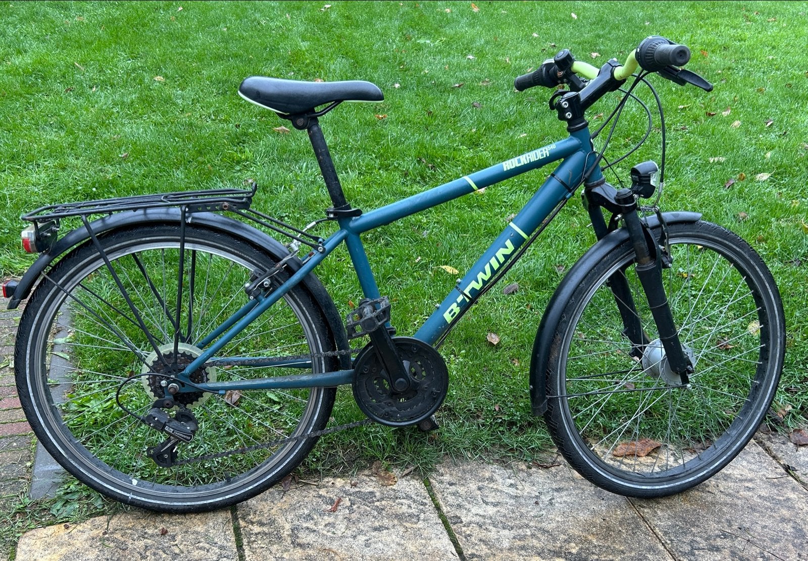 24 inch B'Twin Rockrider 540 kinderfiets - Goede staat, Ophalen of Verzenden, Gebruikt, Velgrem, 20 inch of meer