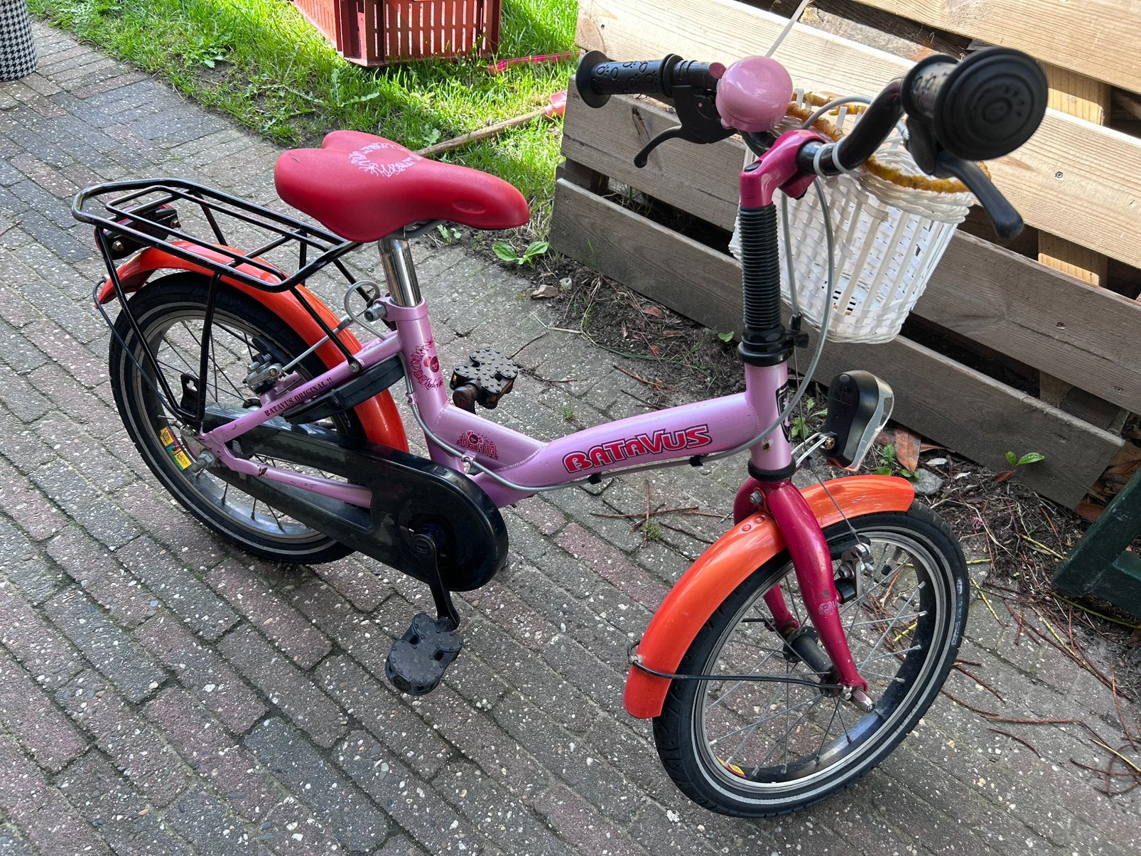 Batavus koala 16 inch meisjes fiets, Ophalen, Zo goed als nieuw, 16 tot 20 inch