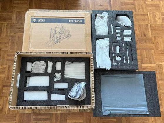 Lesu RC heftruck 1/14 Kit, Ophalen of Verzenden, Nieuw, Schaal 1:14, Auto onroad