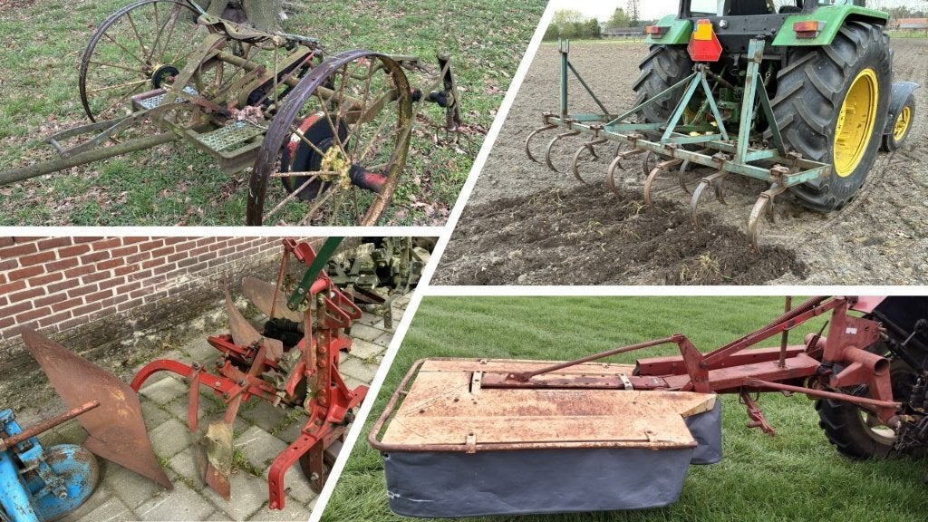 PZ 165, cultivator, ploeg, vorkjesschudder, Zakelijke goederen, Agrarisch | Werktuigen, Ophalen, Akkerbouw, Weidebouw