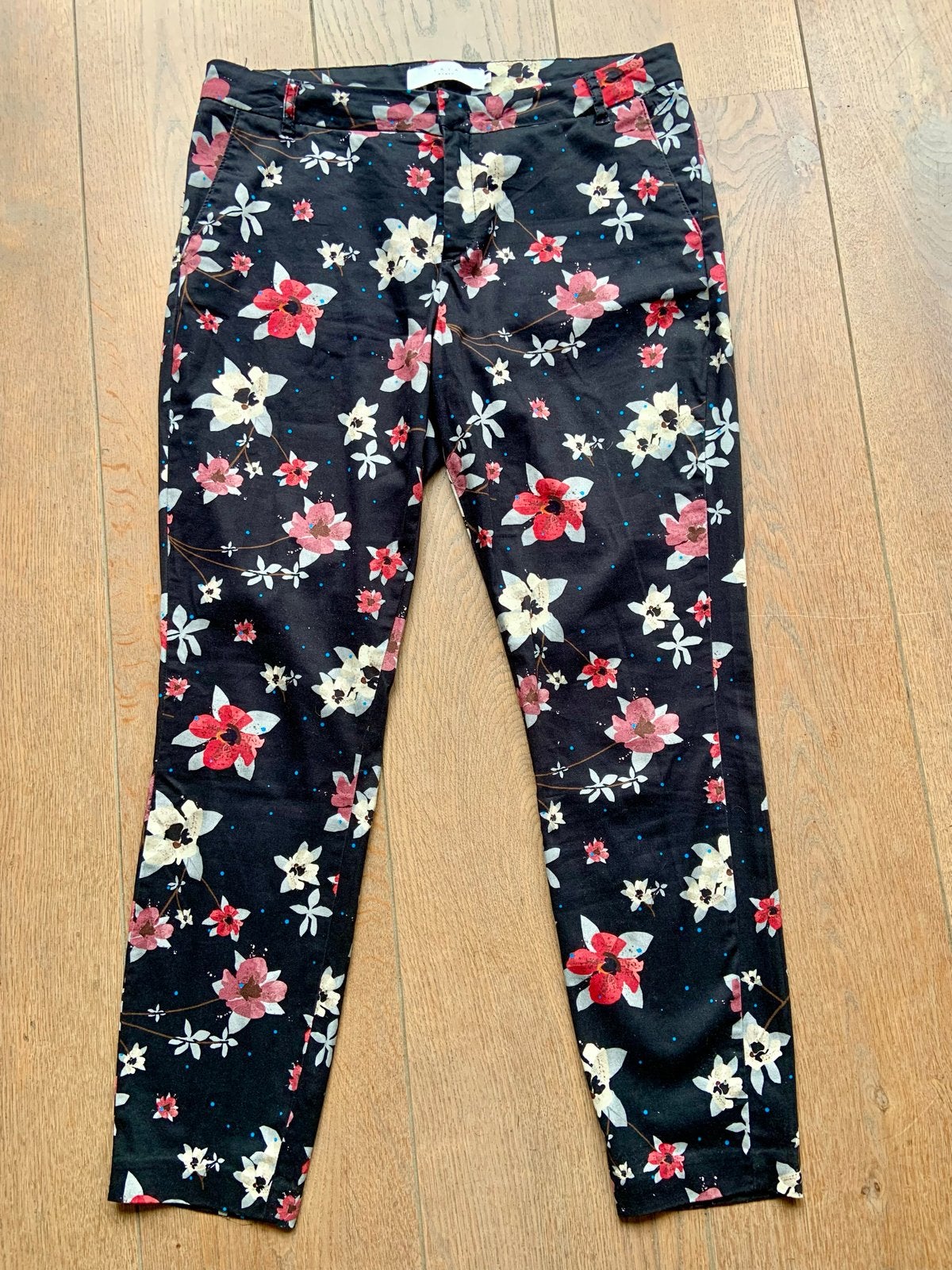 YAYA Dames Broek met Bloemenprint - Maat 40, Maat 38/40 (M), Meerkleurig, Ophalen of Verzenden, Zo goed als nieuw
