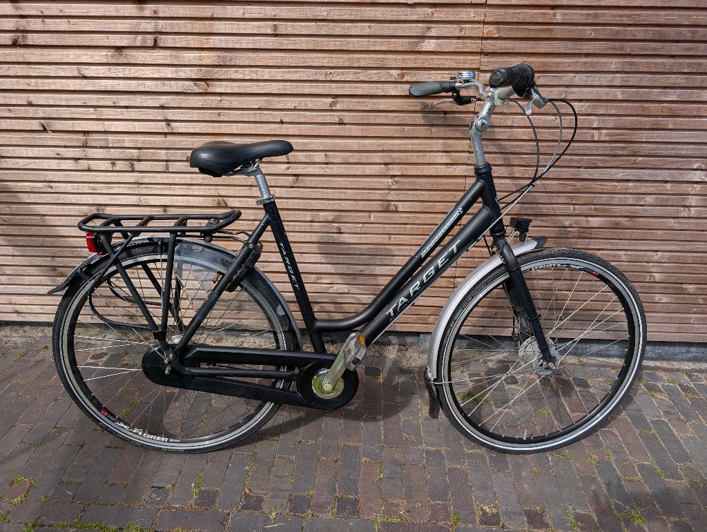 Fiets met 7 versnellingen, Fietsen en Brommers, Fietsen | Dames | Damesfietsen, Gebruikt, Velgrem, Versnellingen, 56 cm of meer