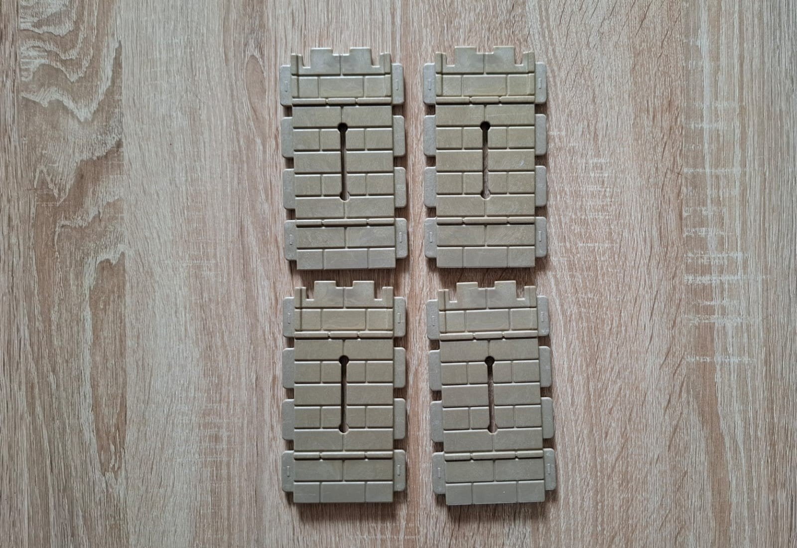 Playmobil: 4x steck muurdelen, Ophalen of Verzenden, Gebruikt