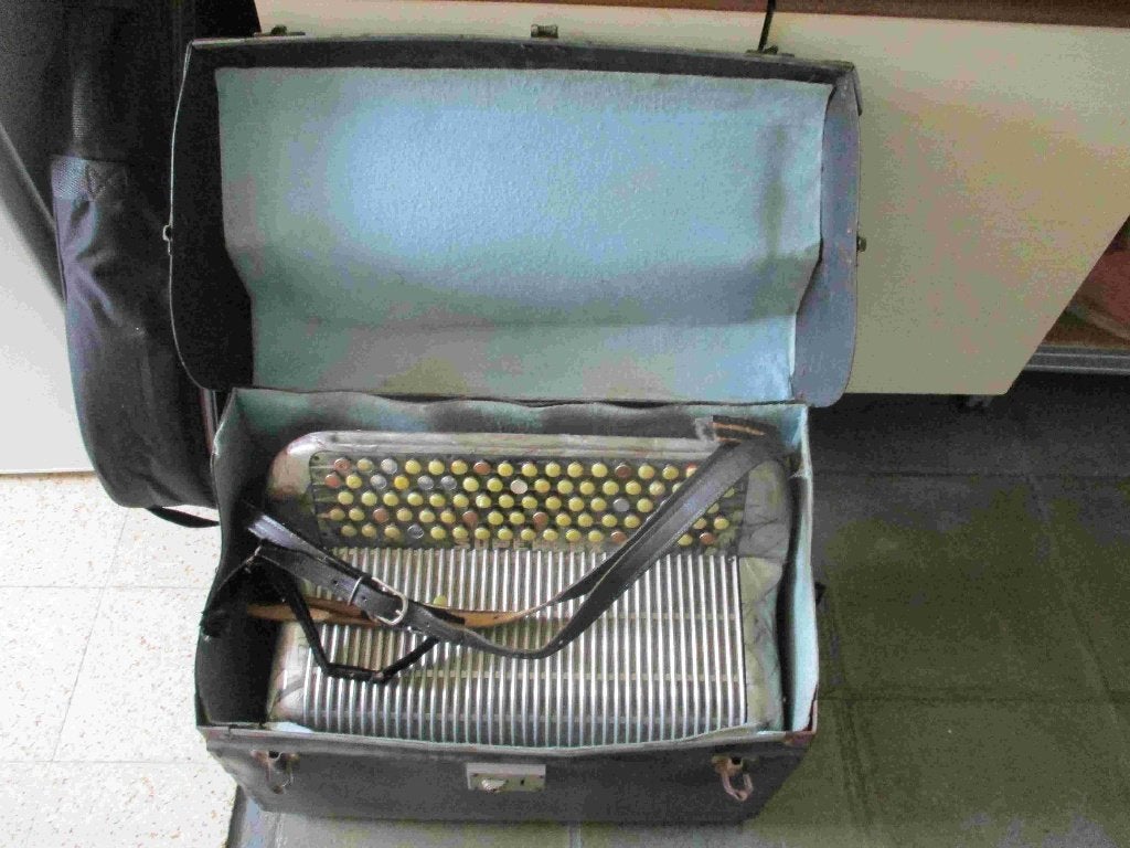 Accordeon, Muziek en Instrumenten, Accordeons, Overige merken, Gebruikt, Met koffer, Ophalen of Verzenden