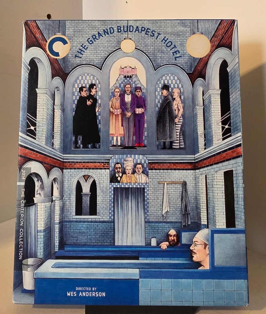 THE GRAND BUDAPEST HOTEL - Criterion DigiPack - Blu-ray, Cd's en Dvd's, Blu-ray, Zo goed als nieuw, Filmhuis, Blu-ray, Film, Inclusief boekje