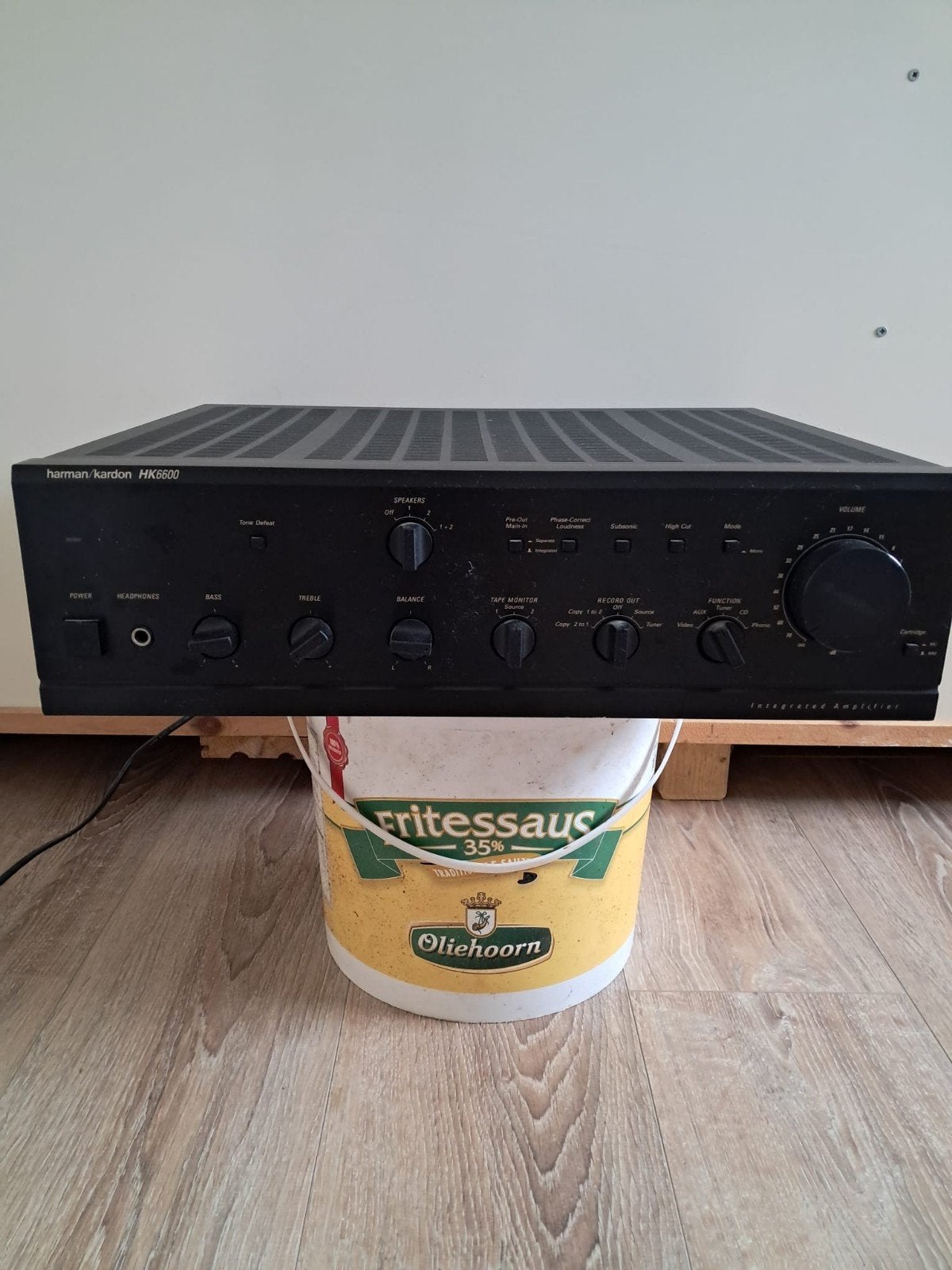 Harman/Kardon HK6600 Geïntegreerde Versterker, Gebruikt, 60 tot 120 watt, Stereo, Ophalen