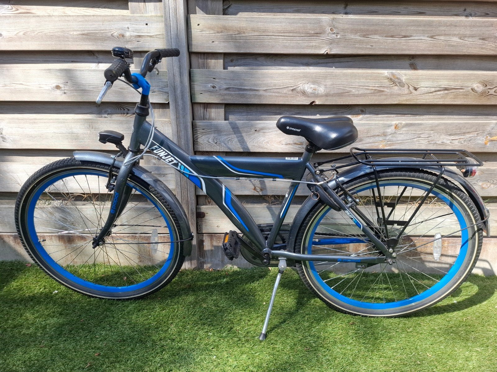stevige jongens fiets, 24-26 inch, 8 tot 12 jaar, Ophalen, Terugtraprem, Popal funjet, Handrem