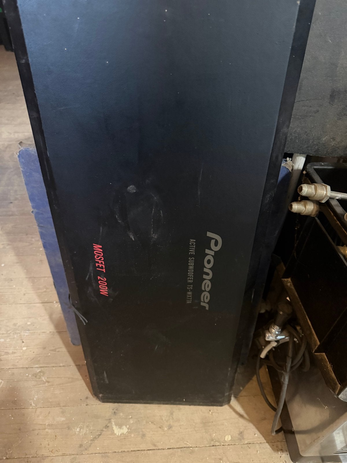 Pioneer actieve subwoofer 200W MOSFET, Gebruikt, Subwoofer, Pioneer, Geschikt voor surround/home cinema