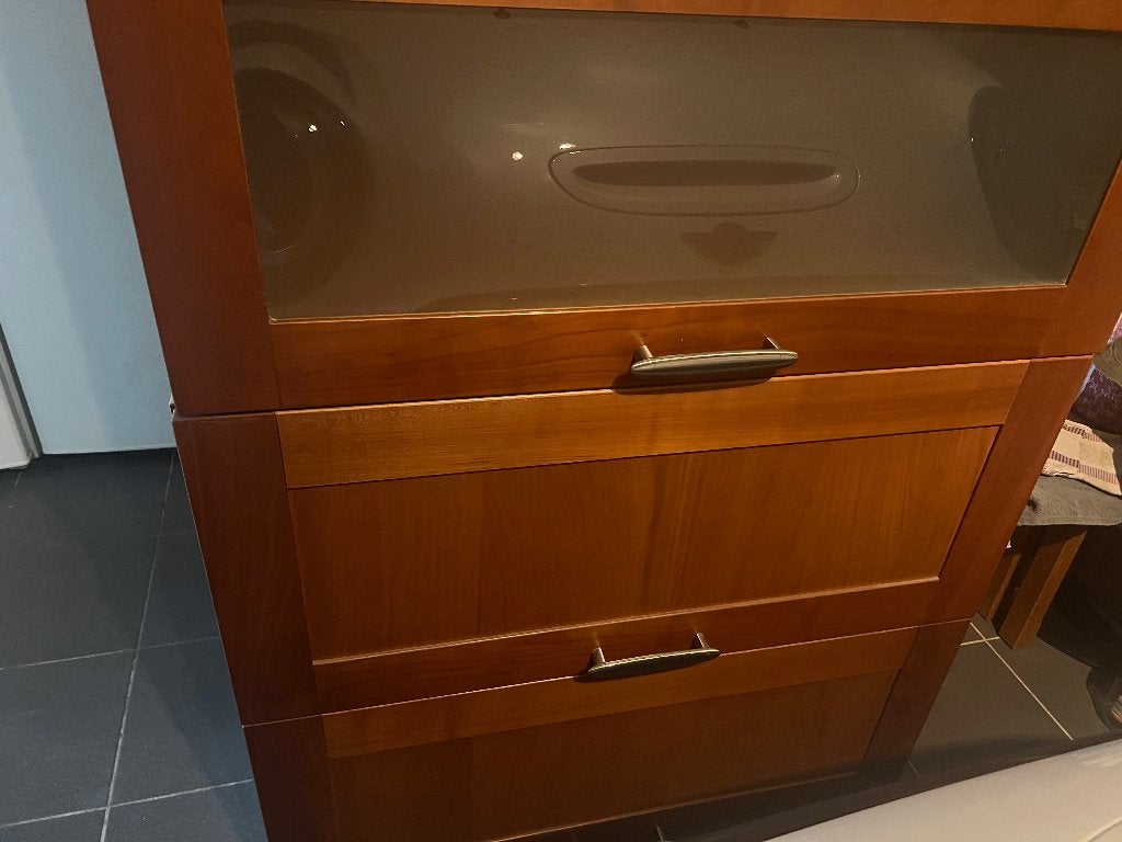 Keukenkastje, Huis en Inrichting, Ophalen, Gebruikt, Bruin, 50 tot 100 cm