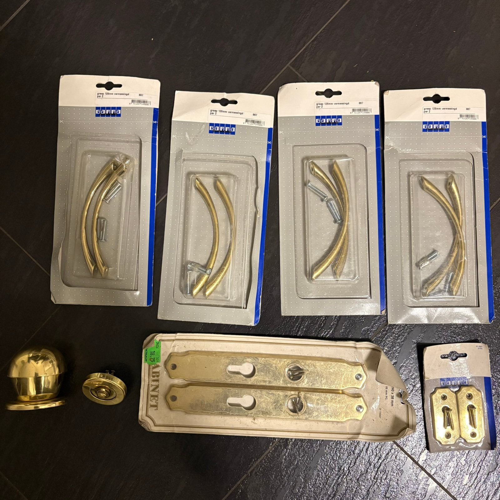 Kast-Grepen deurbel/deurknop/langschilden/sleutel-gat plaat, Ophalen, Nieuw