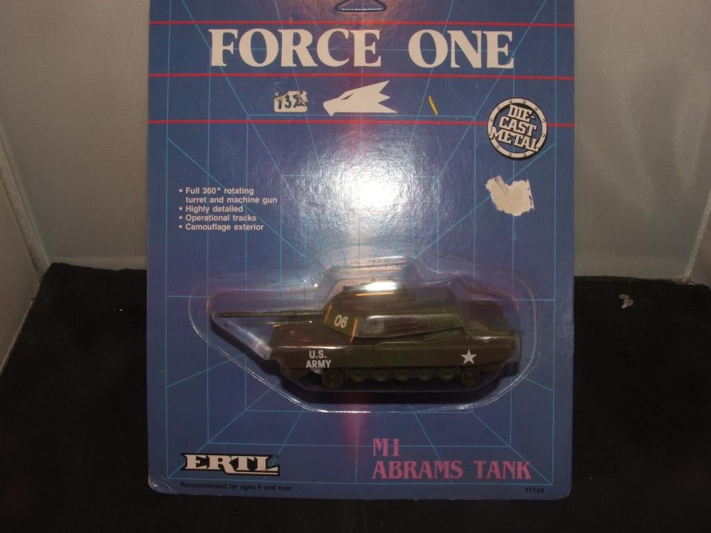 Ertl Force One M1 Abrams Tank, Ophalen of Verzenden, Zo goed als nieuw, Overige typen