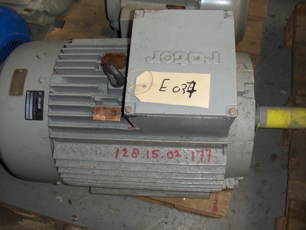 elektromotor Rotor XE180 1500rpm 15kw EEXEllT3 B3, Ophalen, Gebruikt, Elektromotor, 1400 tot 1800 rpm