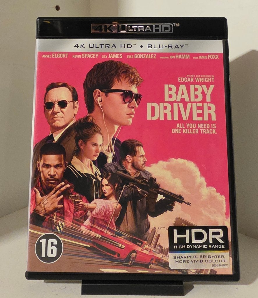 BABY DRIVER - Dual Format - Blu-ray+4K UHD, Verzenden, Film, Zo goed als nieuw, Actie