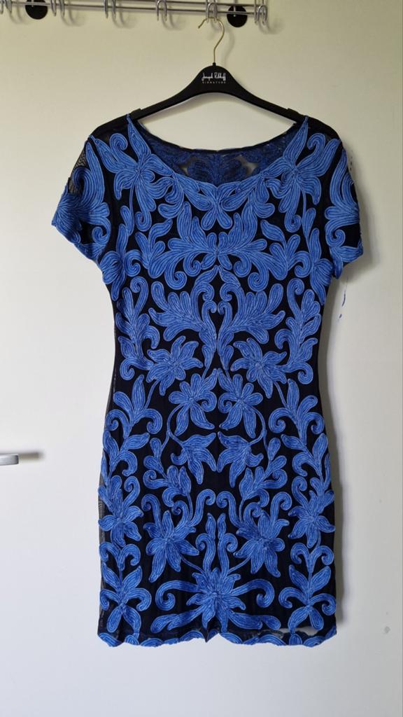 Hunza Nomade Jurk Navy Cobalt met Blauw Borduurwerk XXL, Kleding | Dames, Jurken, Ophalen of Verzenden