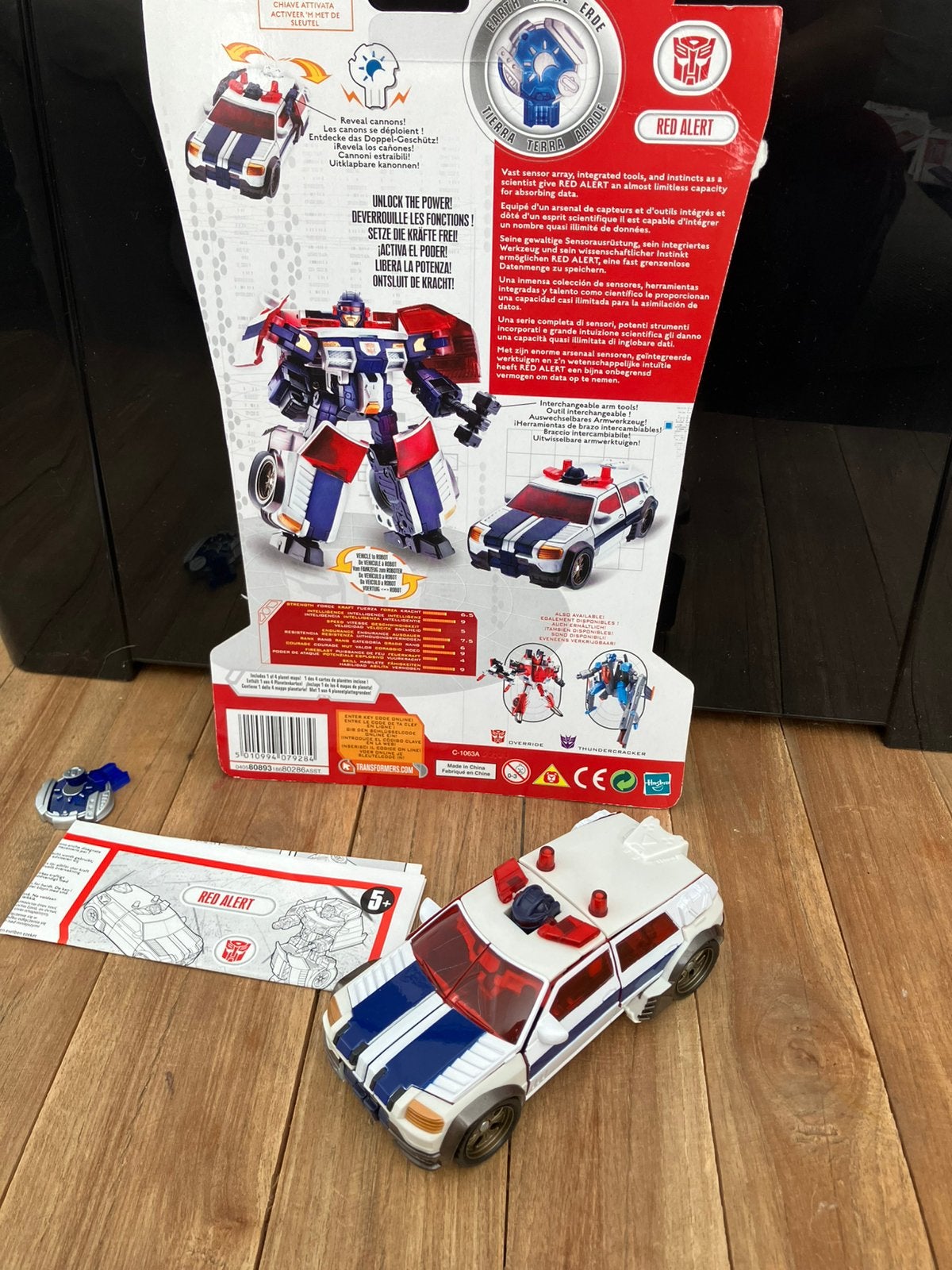 Transformers Cybertron Red Alert, Overige generaties, Ophalen of Verzenden, Zo goed als nieuw