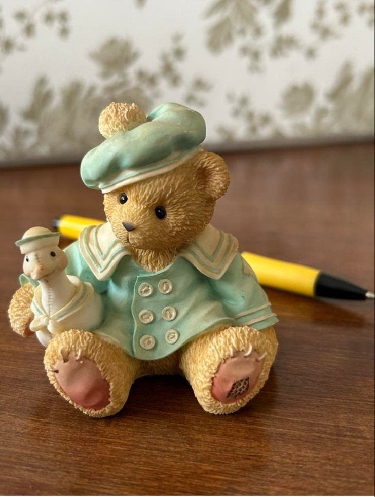 Cherished Teddies 1998 Cole Limited Edition, Verzamelen, Beren en Cherished Teddies, Ophalen, Zo goed als nieuw, Beeldje, Cherished Teddies