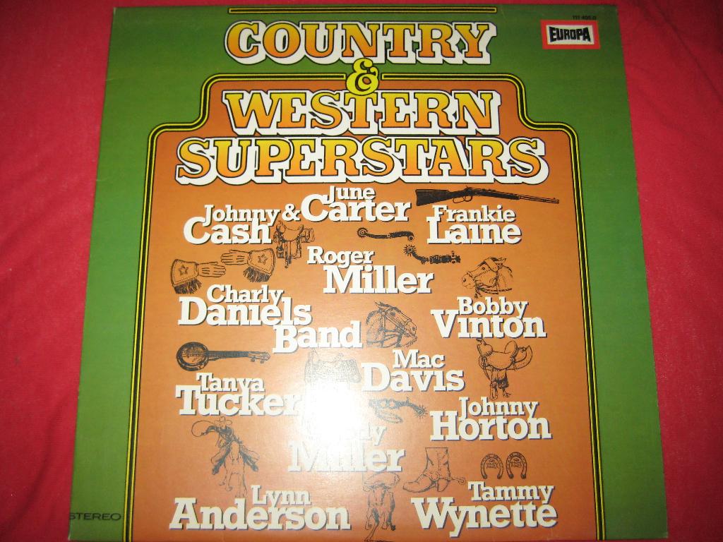 LP, Country + Western Superstars, Ophalen of Verzenden, Zo goed als nieuw, 12 inch