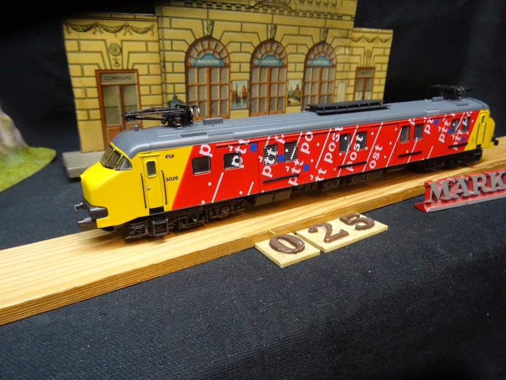 025=Marklin 3386 motorpost van de Nederlandse spoorwegen.115, Hobby en Vrije tijd, Modeltreinen | H0, Wisselstroom, Locomotief