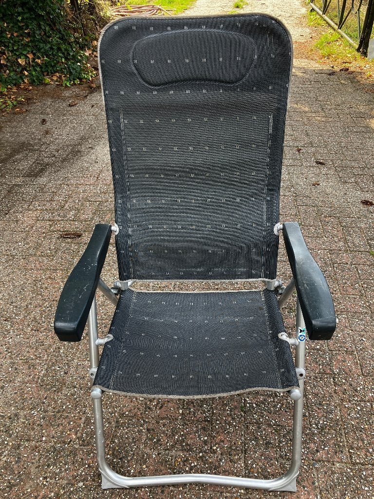 tuinstoel, Ophalen, Gebruikt, Aluminium, Inklapbaar