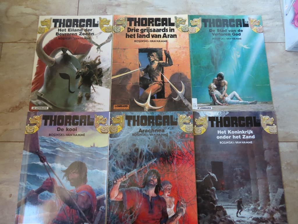 Stripboeken Thorgal, Boeken, Stripboeken, Rosinski-Van Hamme, Meerdere stripboeken, Ophalen, Gelezen
