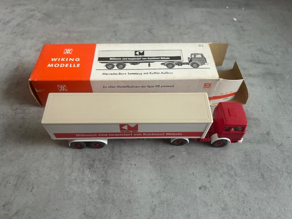 Wiking 1:87 Mercedes-Benz Kontinent Mobel 513, Ophalen of Verzenden, Nieuw, Bus of Vrachtwagen, Wiking
