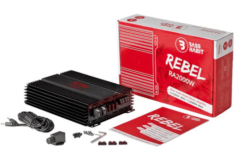 Bass Habit RA2000W 1000W RMS Monoblok versterker, Info@optimount.nl, Nieuw, Ophalen of Verzenden, Anholtseweg 48A 7091 HB DINXPERLO