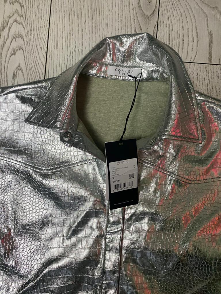 Nieuw Costes zilveren croco, Kleding | Heren, Ophalen of Verzenden, Zo goed als nieuw, Maat 48/50 (M)