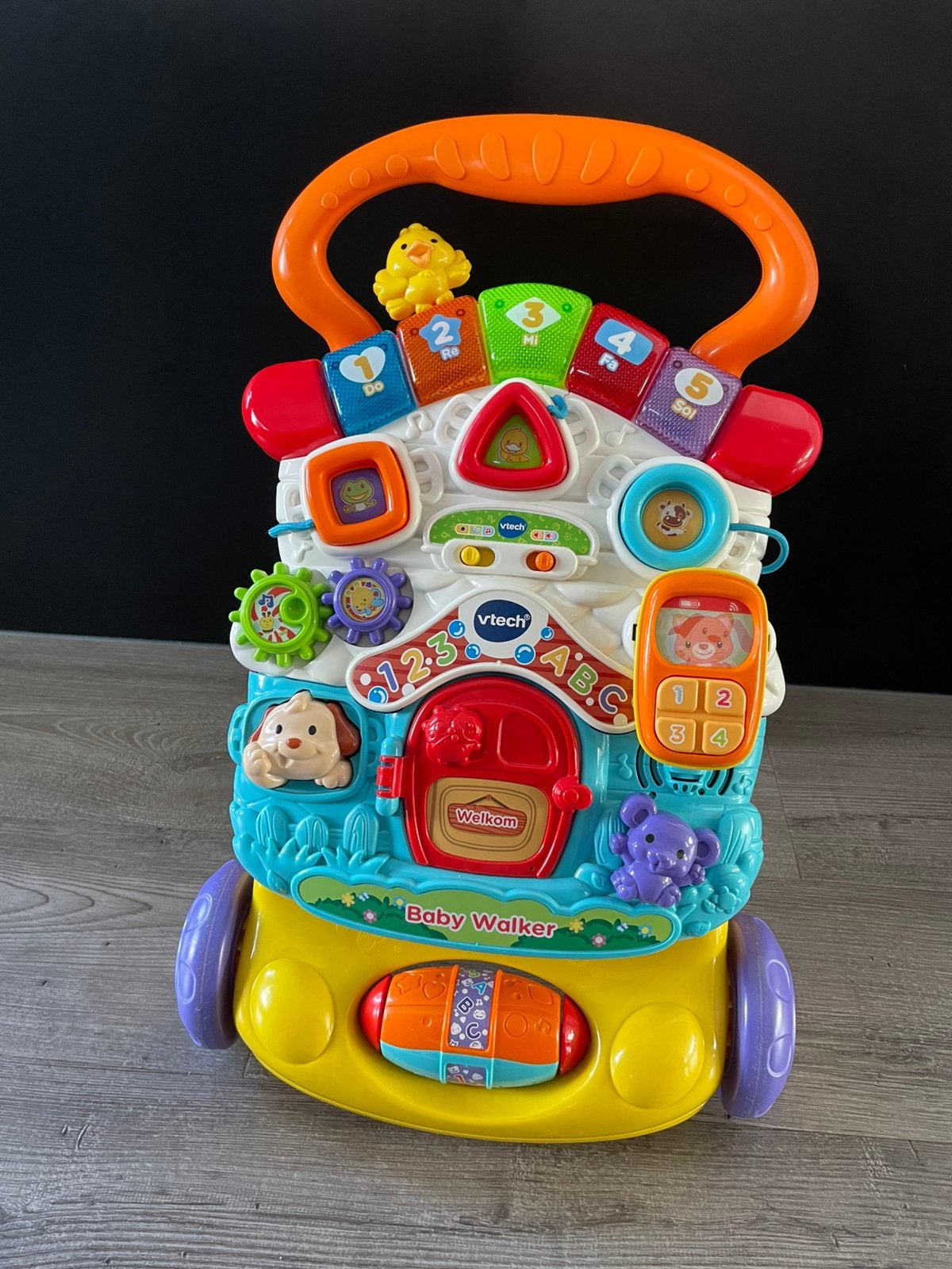 V-tech 2 in 1 loopwagen, Ophalen, Gebruikt, 6 maanden tot 2 jaar