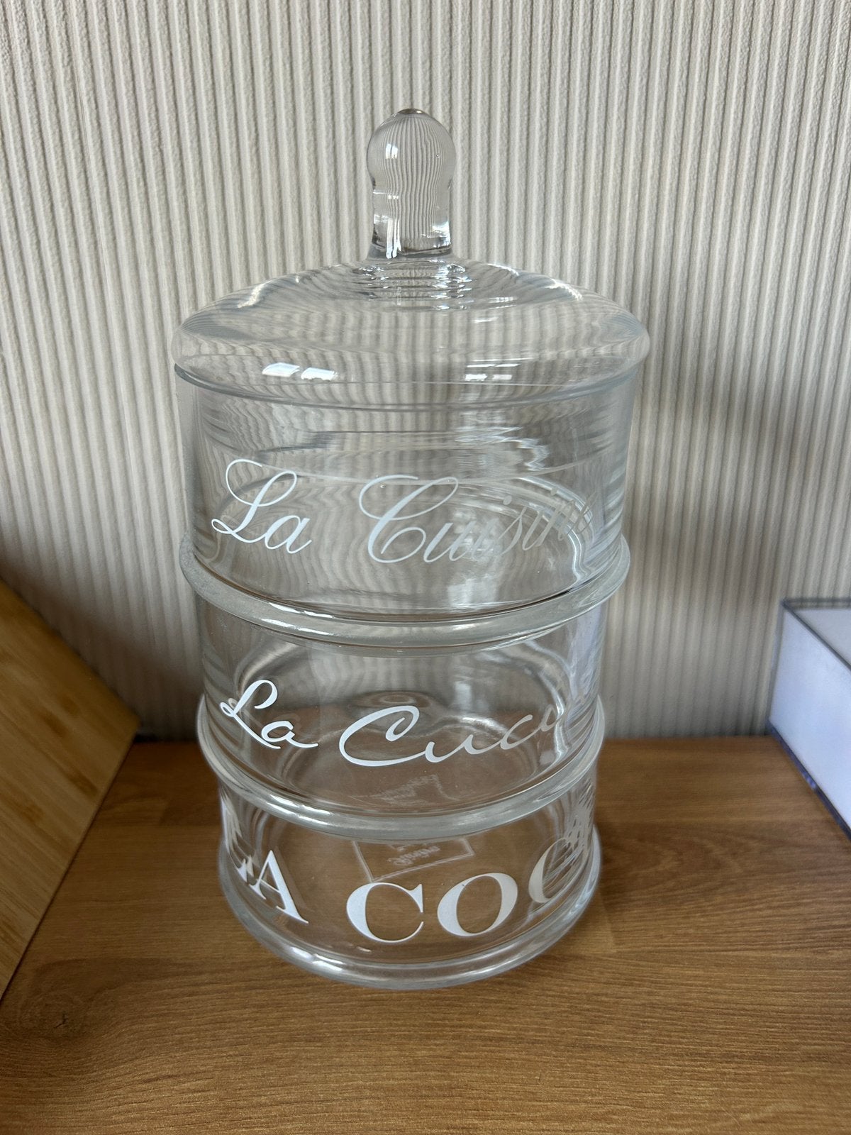 Riviera maison glazen pot, Huis en Inrichting, Ophalen of Verzenden, Zo goed als nieuw