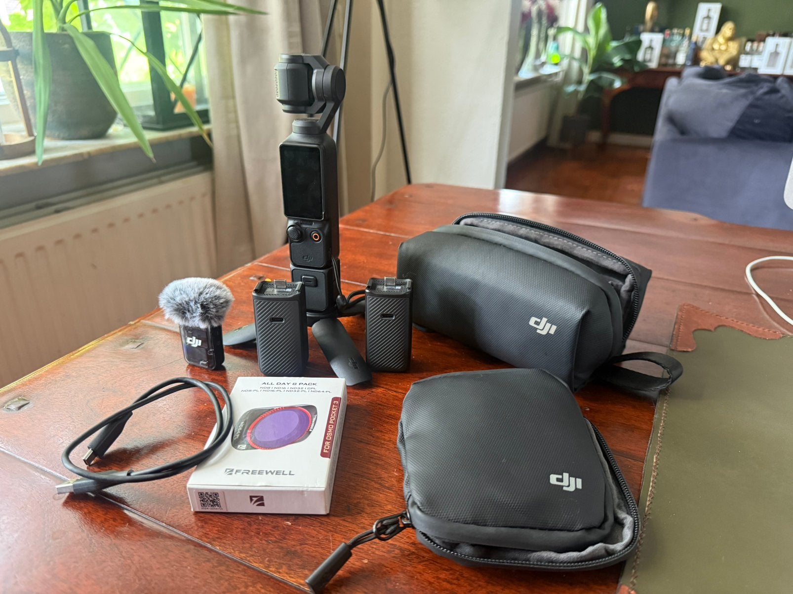 DJI Osmo pocket 3 creator combo, movmax blade, ND filters., Ophalen, Zo goed als nieuw, GoPro