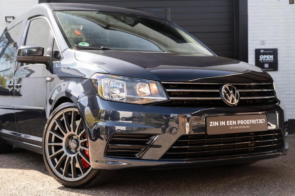 Volkswagen Caddy 1.2 TSI Highline Schroefset OZ Porsche, Auto's, Bestelauto's, Gebruikt, 4 cilinders, Leder en Stof, Bedrijf
