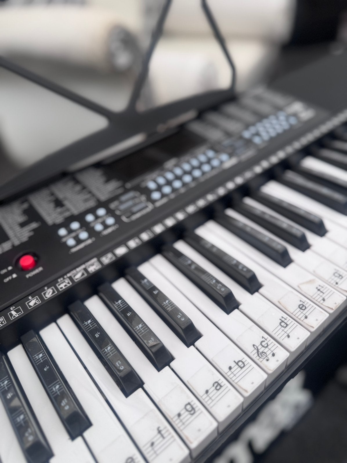 Keyboard met standaard, Overige merken, 61 toetsen, Ophalen of Verzenden, Zo goed als nieuw