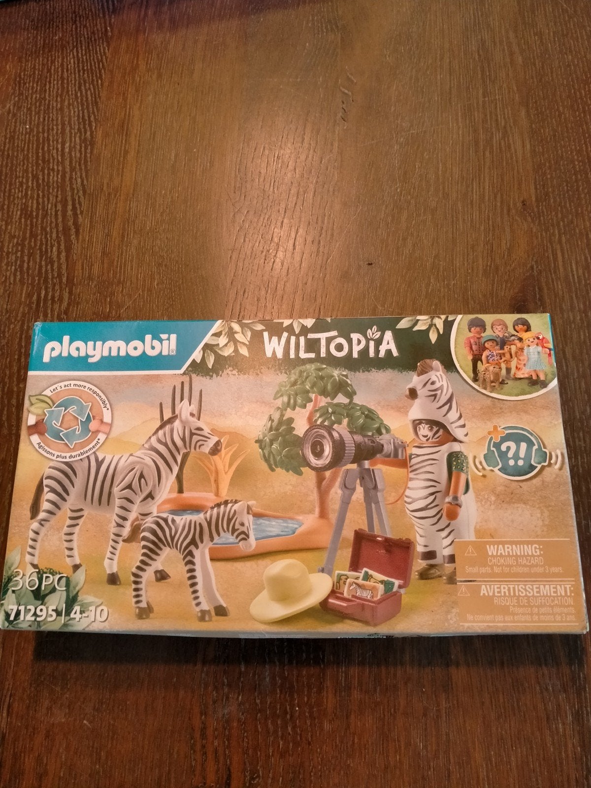 Playmobil Wiltopia Zebra's (71295) - Nieuw in doos, Ophalen of Verzenden, Nieuw, Jongen of Meisje
