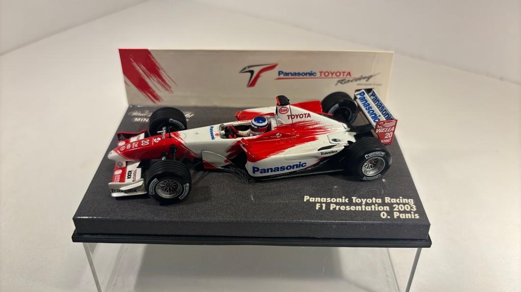 F1 Toyota presentation 2003 o.panis minichamps 1.43, Auto, Ophalen of Verzenden, MiniChamps, A