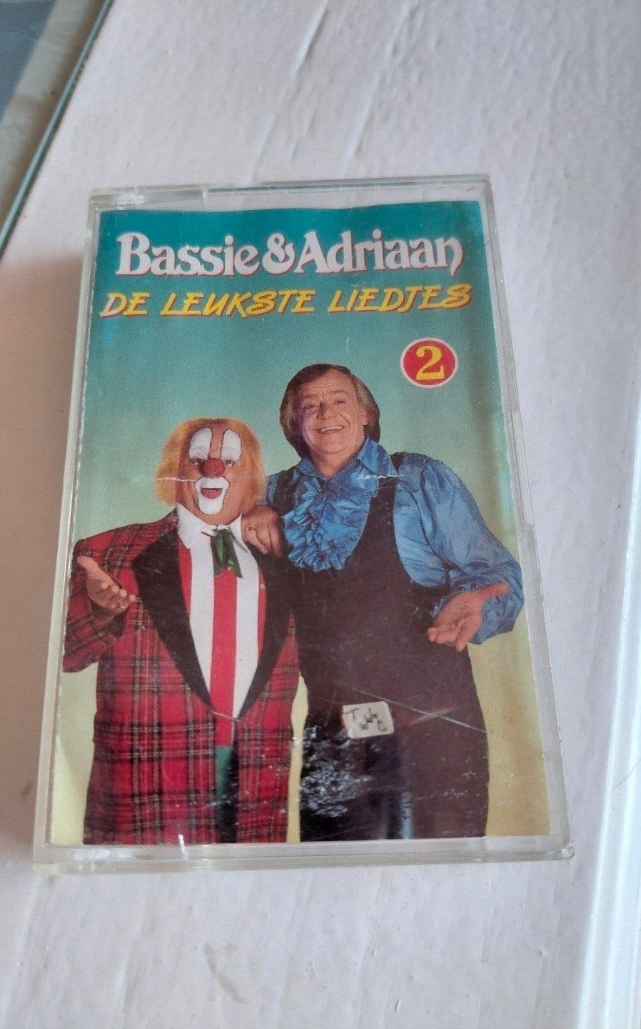 Bassie en Adriaan De Leukste Liedjes 2 cassettebandje 1992., Gebruikt, Kinderen en Jeugd, 1 bandje, Ophalen of Verzenden