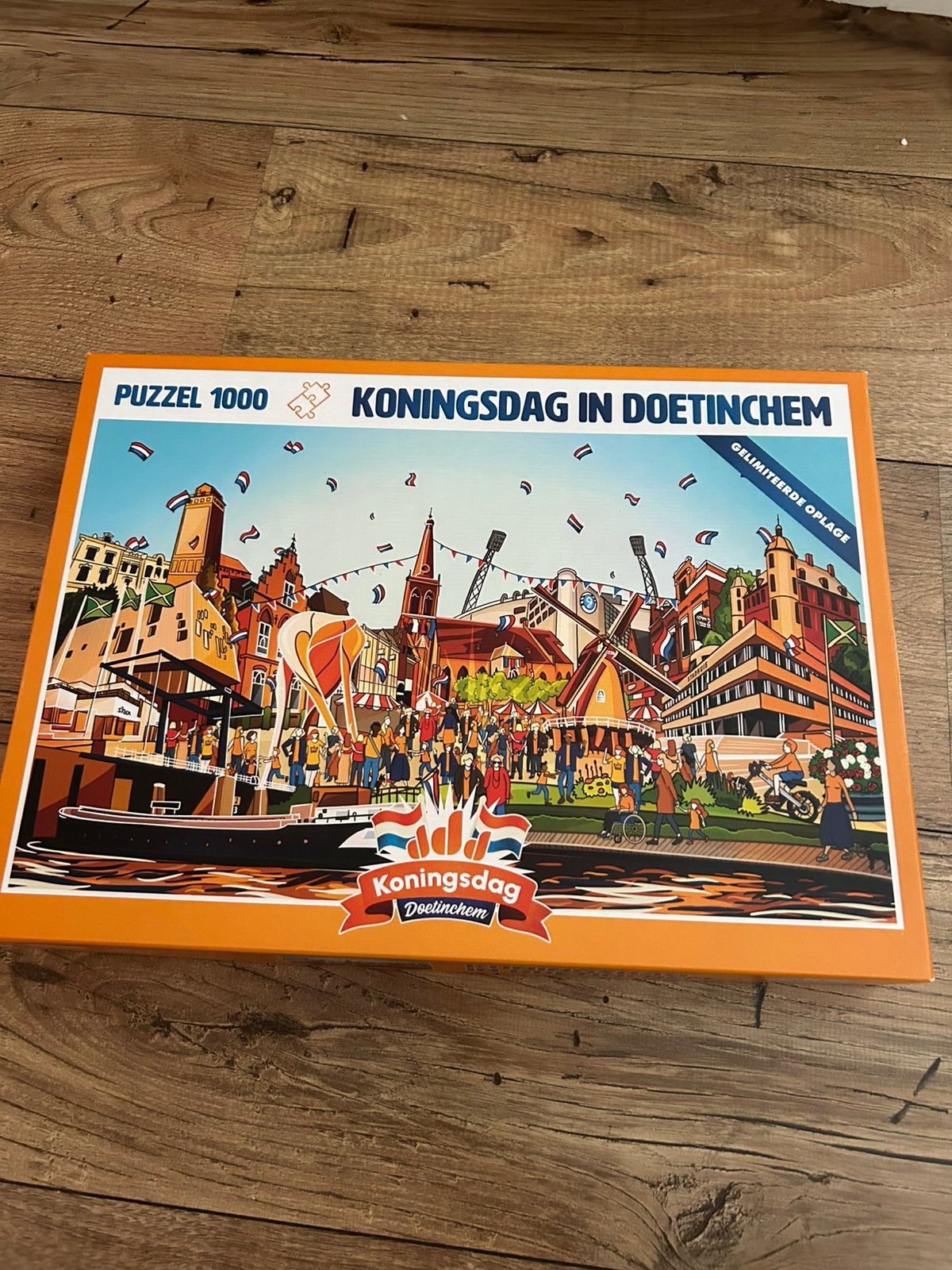 Koningsdag in Doetinchem puzzel, Ophalen of Verzenden, 500 t/m 1500 stukjes, Nieuw