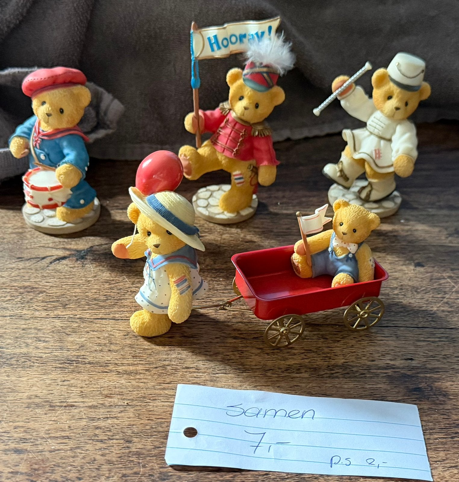 cherished teddies, Verzamelen, Beren en Cherished Teddies, Ophalen, Zo goed als nieuw, Stoffen beer, Overige merken