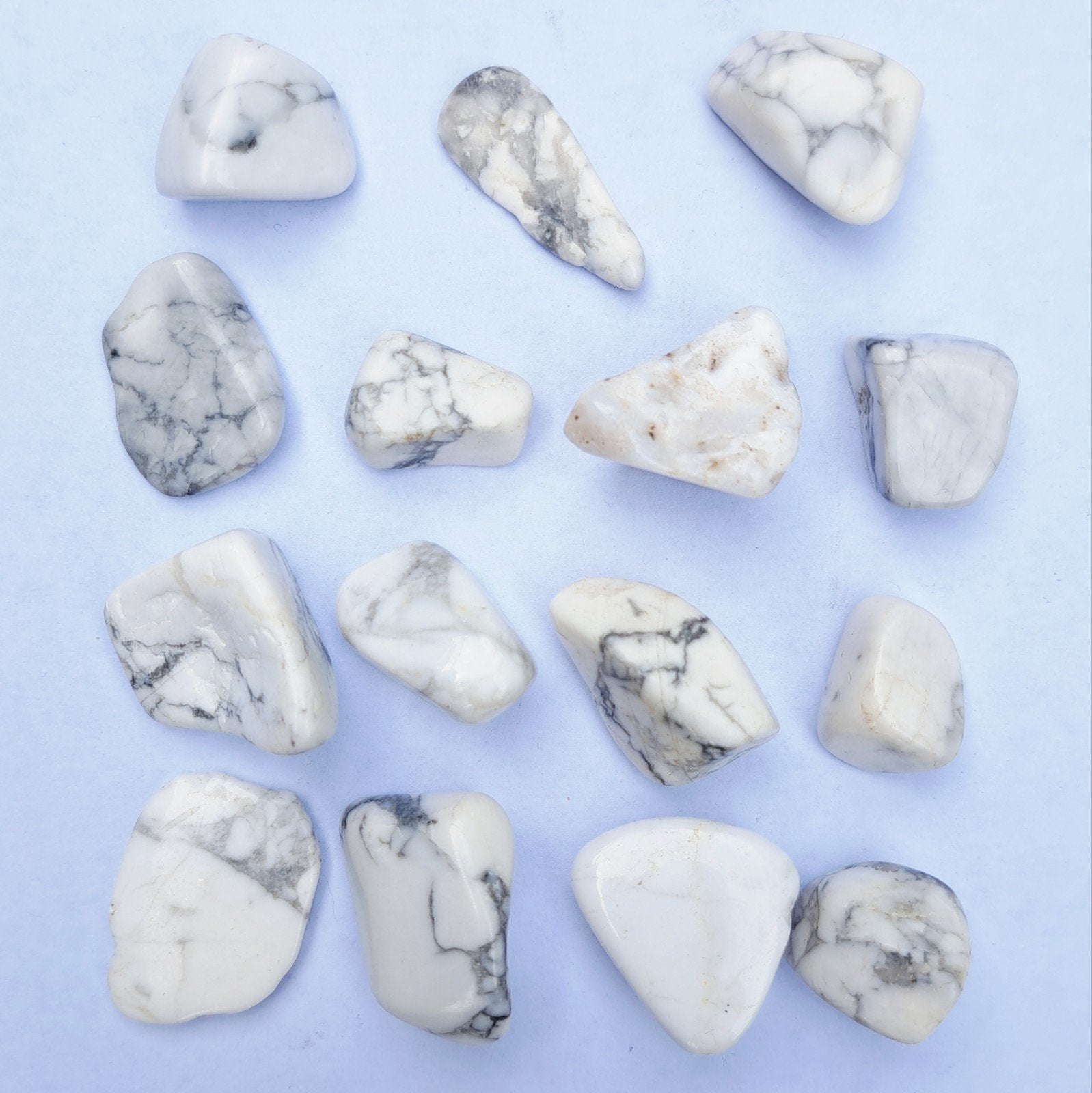15x Howliet voor €10 edelstenen set natuursteen kristallen, Ophalen of Verzenden
