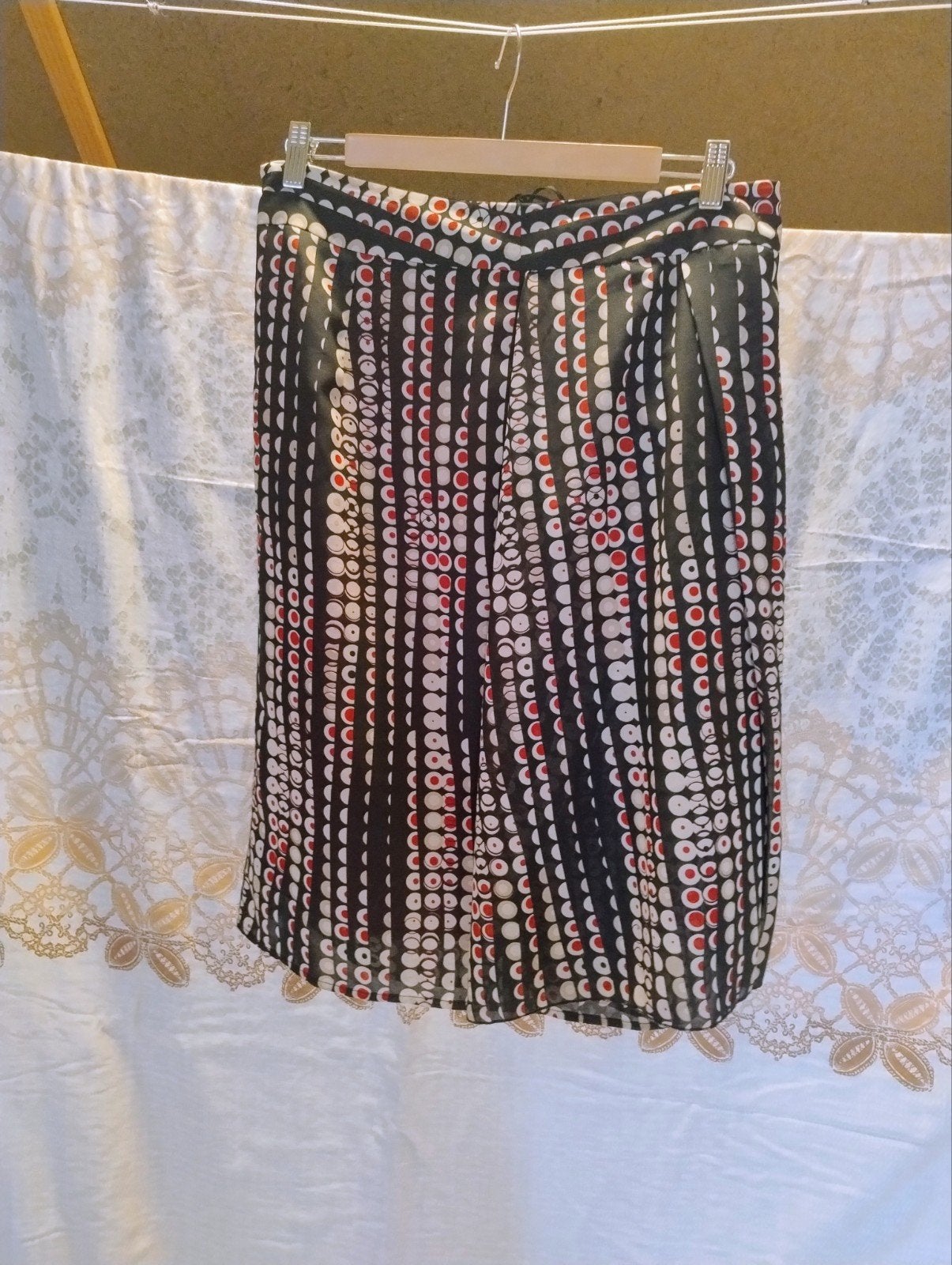 Overslag rok, Kleding | Dames, Ophalen of Verzenden, Zo goed als nieuw, Maat 38/40 (M), Rood