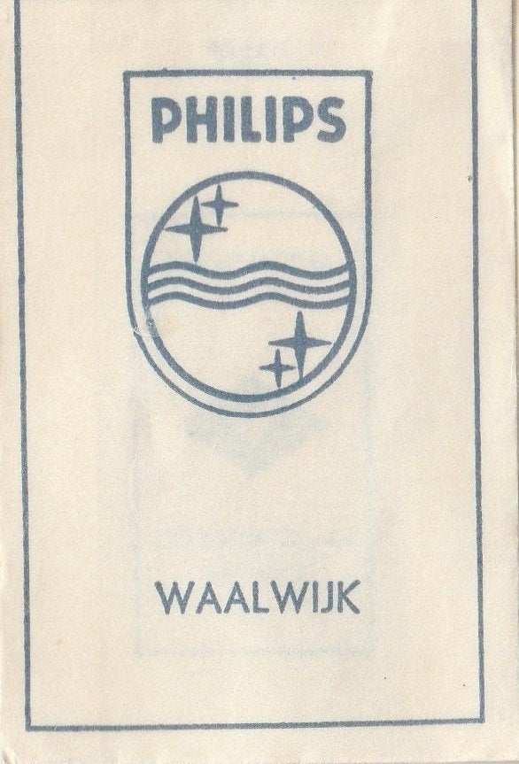 PHILIPS Waalwijk, Verzamelen, Ophalen of Verzenden