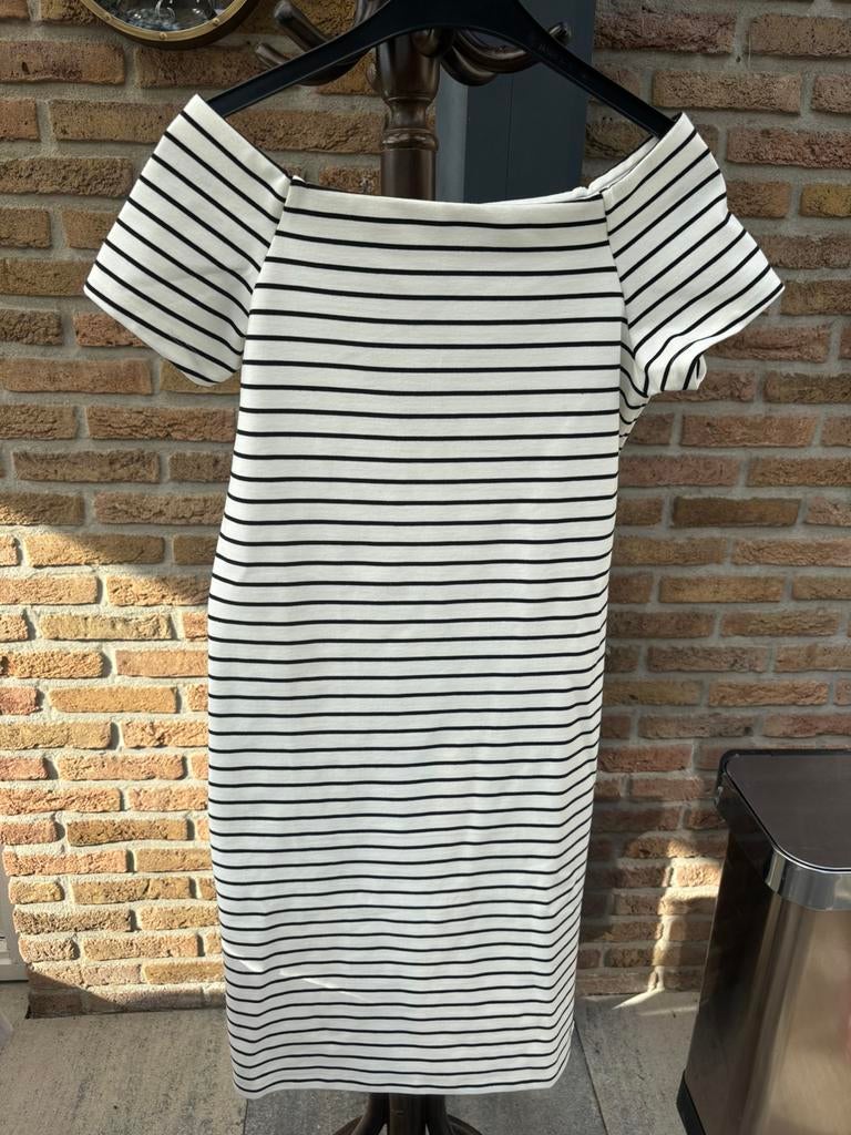 Gestreepte jurk Indian Blue Jeans maat S, Wit, Ophalen of Verzenden, Zo goed als nieuw, Knielengte