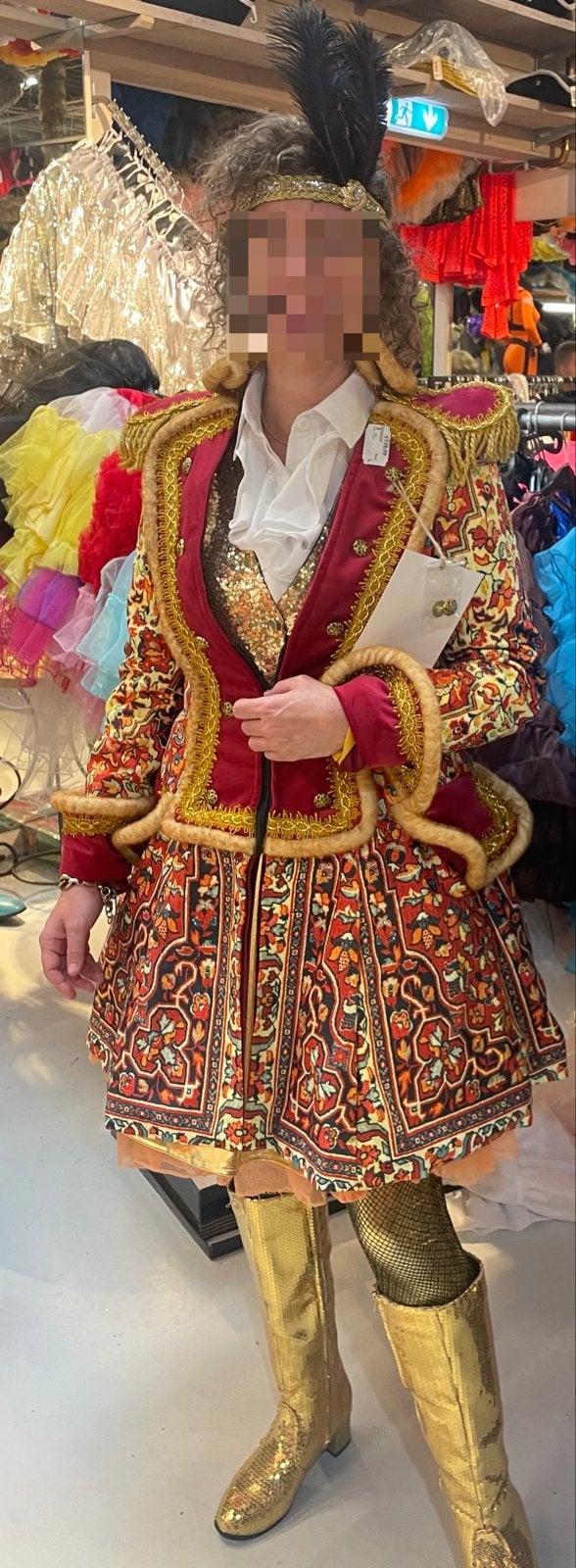 Compleet Hoofs pak met extra's - Carnaval/Themafeest, Kleding | Dames, Maat 38/40 (M), Carnaval, Ophalen of Verzenden, Zo goed als nieuw