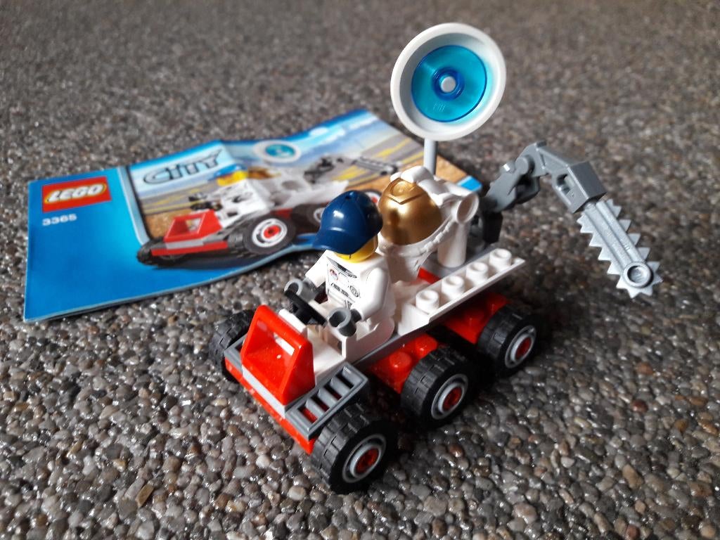 Lego maanbuggy, nr. 3365 - Compleet met bouwboekje, Lego, Compleet, Ophalen of Verzenden, Zo goed als nieuw