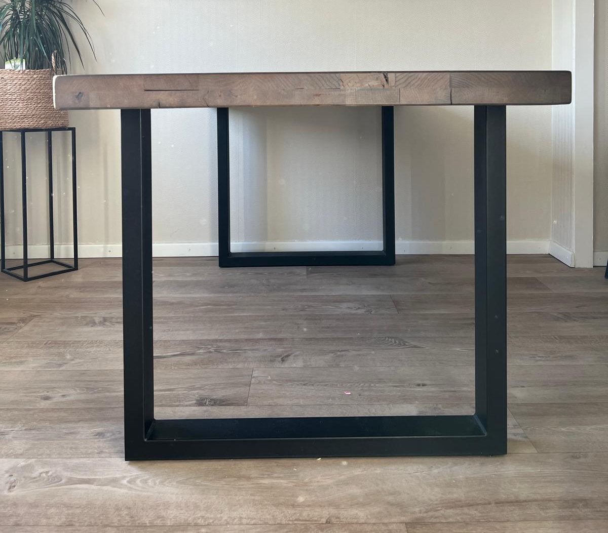 Eettafel, Huis en Inrichting, Tafels | Eettafels, Ophalen, 200 cm of meer, 50 tot 100 cm, Zo goed als nieuw