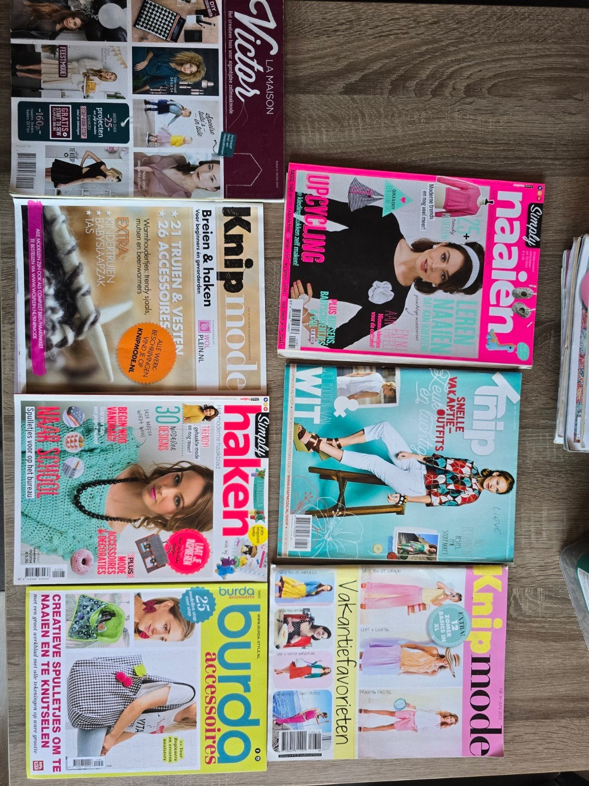 Diverse Handwerk Tijdschriften: Naaien, Haken, Breien, Ophalen of Verzenden, Gebruikt, Overige typen