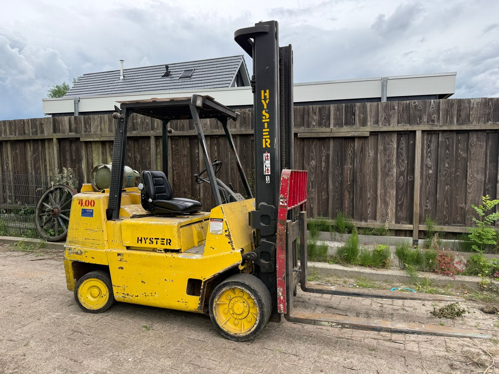 Hyster V6 4000kg Heftruck - LPG BTW moet weg, Meer dan 4000 kg, Ophalen of Verzenden, LPG, Heftruck