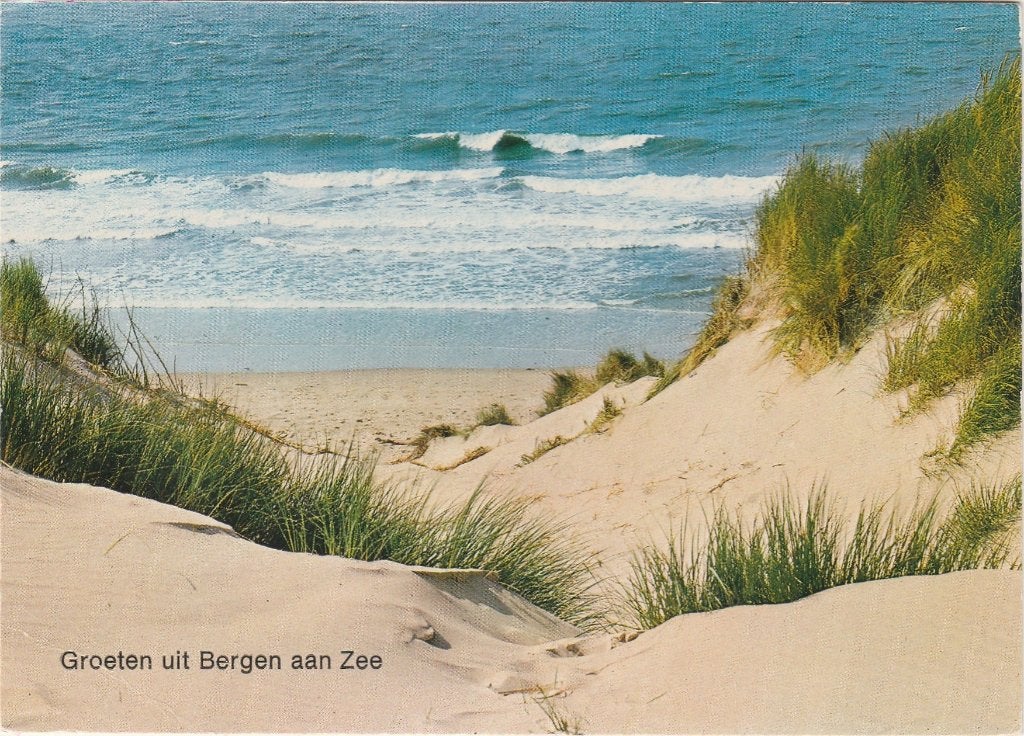 BERGEN AAN ZEE Duin Strand Zee Groeten, Verzenden, 1980 tot heden, Gelopen, Noord-Holland