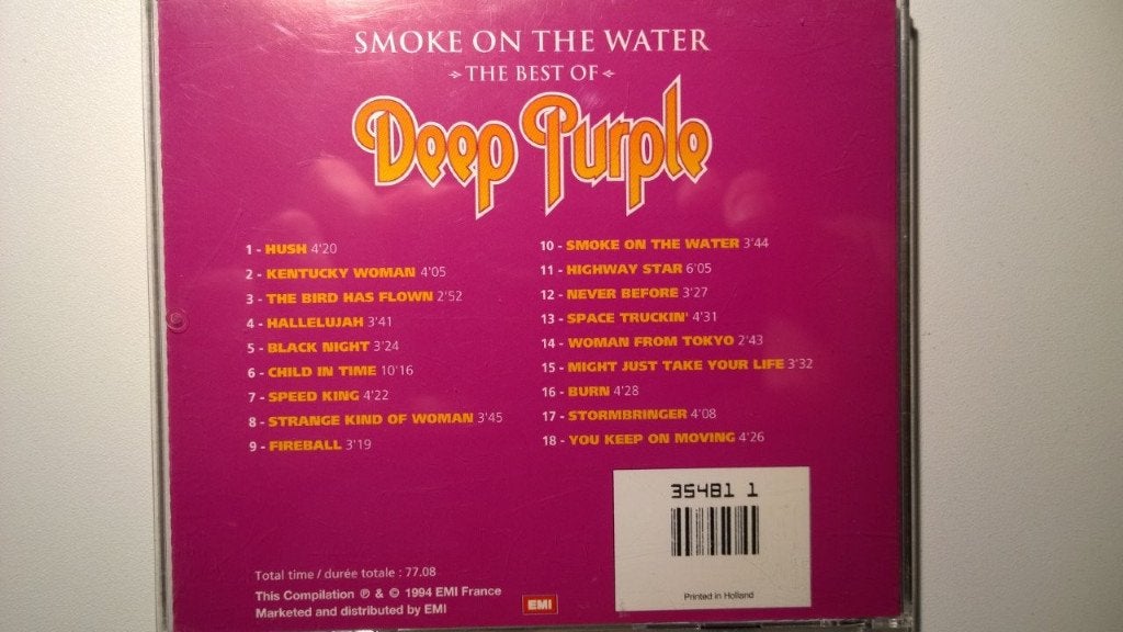 Deep Purple - Smoke On The Water The Best Of, Ophalen of Verzenden, Zo goed als nieuw, Album